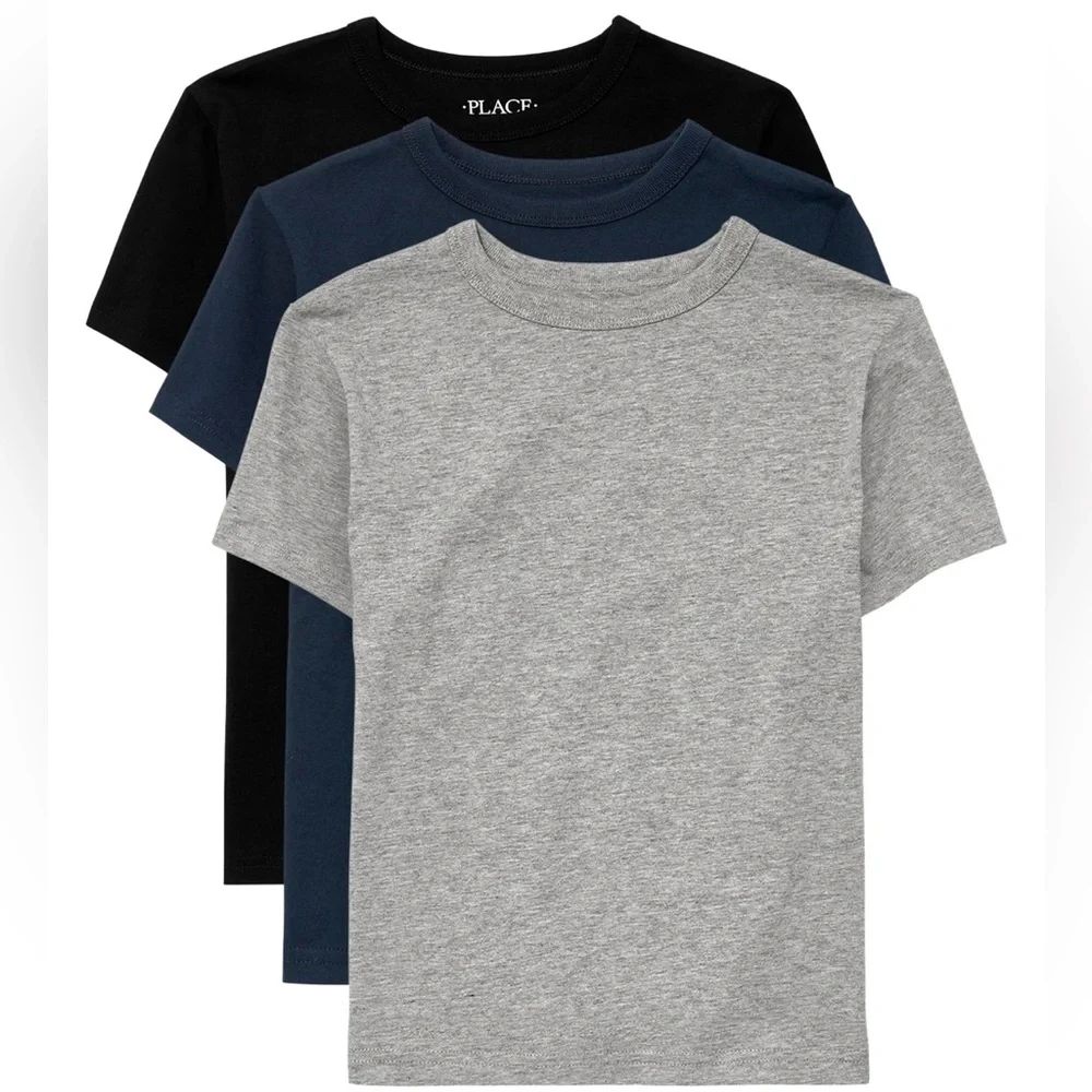The Children's Place Boys Tee Shirt 3-Pack Multi In Size Small 5/6 Brand New!